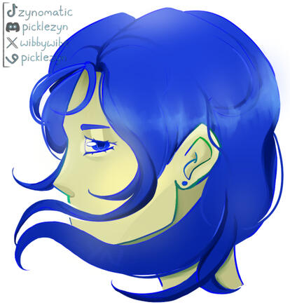 Blue Haired Girl